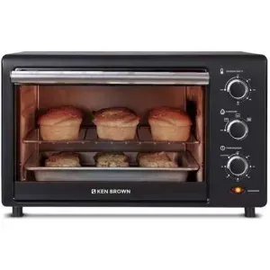 Horno Eléctrico Ken Brown Capacidad 19 Lt 1300 Watts Color Negro