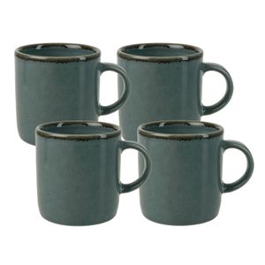 Set x 4 Jarro Taza Mug 110 Ml Tacita Espresso Porcelana Envejecido
