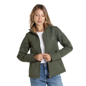 CAMPERA SCARLET VERDE ABRIGO MUJER POLIESTER TAPADO