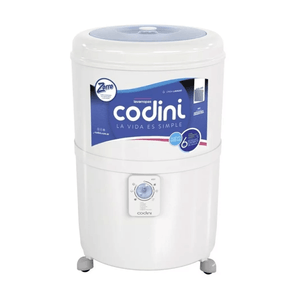 Lavarropas Codini Silent 4051 10kg Blanco 6 Programas