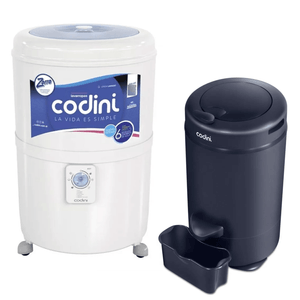 Combo Lavarropas Codini Silent 10kg + Secarropas Bio 6.5kg 2800rpm