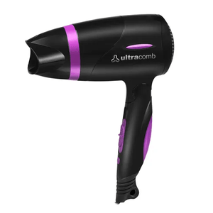Secador Cabello Pelo 1400w Plegable Viaje Ultracomb Sc-4609