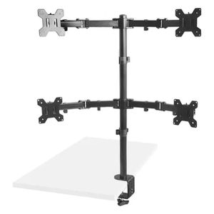Soporte Para 4 Monitores Tv Led Ironstek MS07  27 Giro 360 Grados