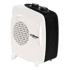 Caloventor Electrico Liliana CFH510 Calefactor Color Blanco y Negro 2000 Watts