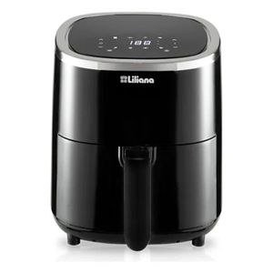 Freidora De Aire Liliana AF936 Crispair 3.5 Litros Sin Aceite Display Color Negro