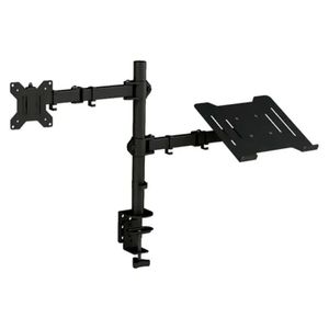 Soporte Escritorio Ironstek M10  Doble Brazo Monitor Notebook 10" a 27"