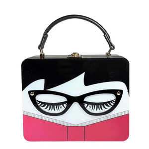 Cartera de Mano Clutch Resina, Handbag/Bandolera Caritas