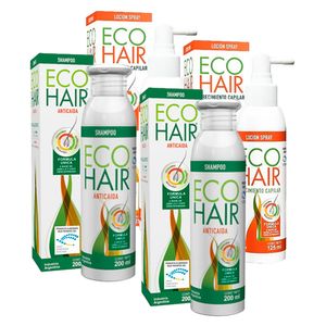 Combo Eco Hair Shampoo + Locion Crecimiento Cabello 2 C/u