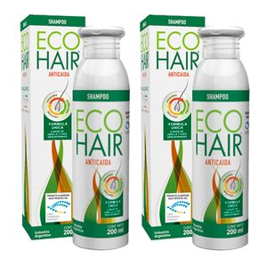 Shampoo Eco Hair Crecimiento Pelo Anticaida Ecohair 2 X200ml