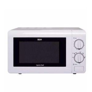 Microondas BGH B120M20 Q. Chef Mecánico 20Lts Blanco