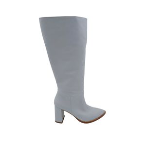 Bota De Mujer De Cuero Vacuno Con Caña Alta