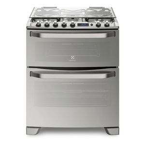 Cocina Electrolux76dxr Color Acero Inoxidable Con Puerta Con Visor 220v
