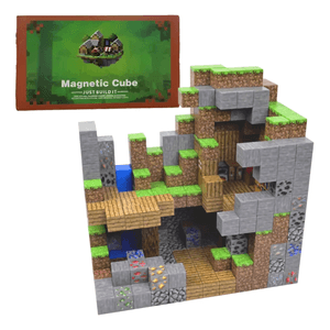 MAGNETICOS MINECRAFT EXPLORACIÓN MINA ABANDONADA  T090 375PCS