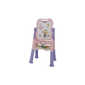 Pizarra con atril Doble 88x49cm Rosa 1780407