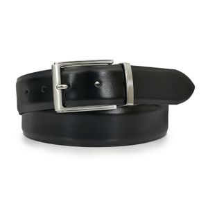 CINTURON KORI NEGRO CUERO HOMBRE CINTO CLASICO