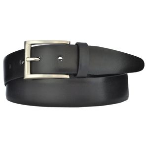 CINTURON COMORAS NEGRO CINTO HOMBRE ELEGANTE CUERO