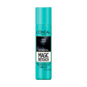 Tintura Loreal Paris Magic Retouch Tono Negro Cubre Canas