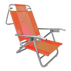 Reposera Sillon 5 Posiciones aluminio silla baja playa