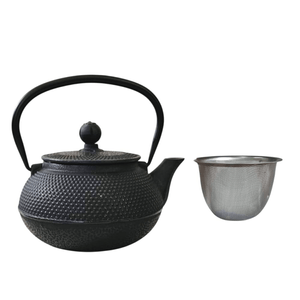 Tetera hierro fundido con filtro infusor 600 ml color negro