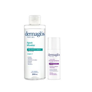 Set Dermaglos Crema Despigmentante + Agua Micelar Piel Mixta