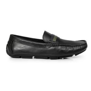 MOCASIN NOGALES NEGRO ZAPATO CUERO HOMBRE NAUTICO