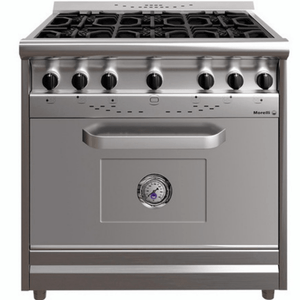 COCINA MORELLI COUNTRY 90CM PUERTA CIEGA ACERO INOX. 18033