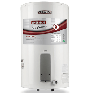 TERMOTANQUE SHERMAN 55L ELÉCTRICO DE COLGAR CONEXIÓN INFERIOR
