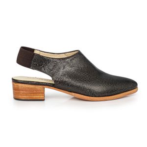 ZAPATO ELISA MARRÓN CLASICO VESTIR MUJER CUERO