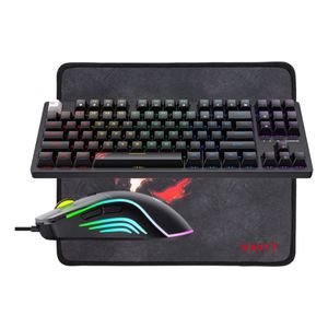 Combo Gamer Havit RGB Teclado Mecánico + Mouse + Pad