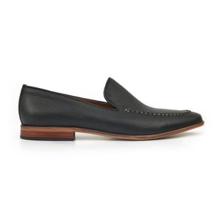 MOCASIN COL NEGRO ZAPATO CUERO MUJER ELEGANTE