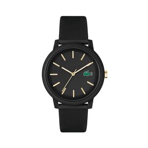 Reloj Lacoste 12.12 para hombre de silicona negro