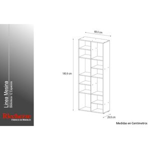 BIBLIOTECA RICCHEZZE 12 ESPACIO MESINA HICKORY