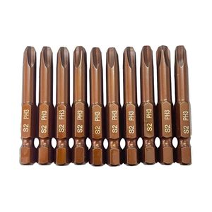 Pack 10 Puntas Philips Atornillador Taladro 3x50mm Broktools