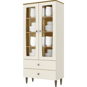 Cristalero Liz Henn 2 Puertas Blanco