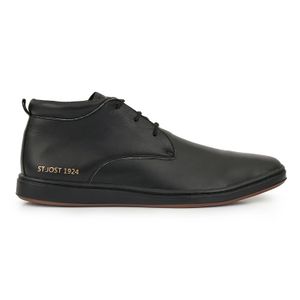 BOTA CANTON BLACK CASUAL ZAPATO HOMBRE CUERO