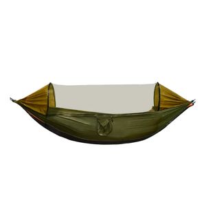 Hamaca Paraguaya Con Mosquitero Bolso de Transporte Amplia 17872 Verde