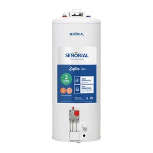 TERMOTANQUE A GAS SEÑORIAL ZAFIRO 85 LTS TSZ-85 DE PIECOLG CONEXION SUPEINFE MULTIGAS