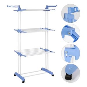 Tender Vertical 3 Niveles De Pie Vitta Celeste Plegable