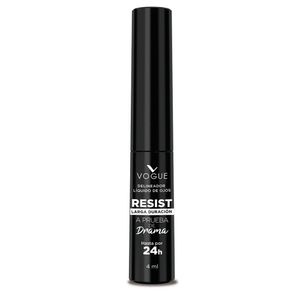 Delineador Líquido De Ojos Resist Negro