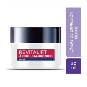 Crema Facial Noche Con Ácido Hialurónico Revitalift