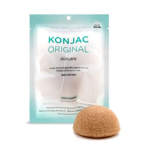 Esponja Facial con Fina Arcilla Amarilla Francesa Natural Para Piel Atópica