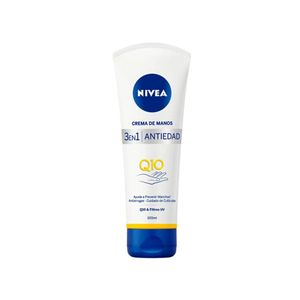 Crema de Manos Antiedad 3 en 1 con Q10 y Filtros UV