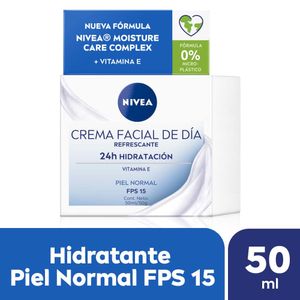 Crema Facial Hidratante de Día Essentials Para piel Normal FPS 15