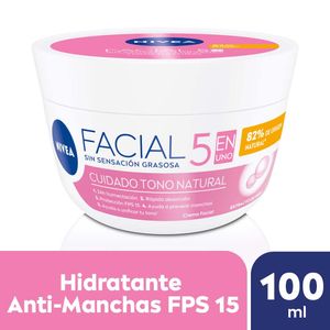 Crema Facial Hidratante 5 En 1 Cuidado Radiante y Uniforme