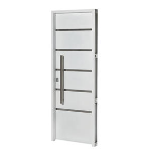 Puerta 12410 DERECHA Ciega INY 70x200 Barral de 75 cm - Puerta Abatible Doble Chapa Inyectada 70x2 Apliques Barral