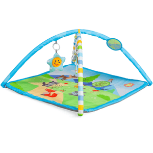 Gimnasio Actividades Cuadrado Celeste - Animales 5010-CJ