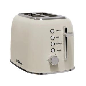 TOSTADORA LILIANA AT928C RETROTOAST CREMA, 850 WATTS, 6 NIVELES