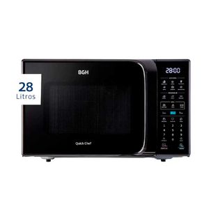 MICROONDAS BGH B228DN20I ECO BLACK 28L