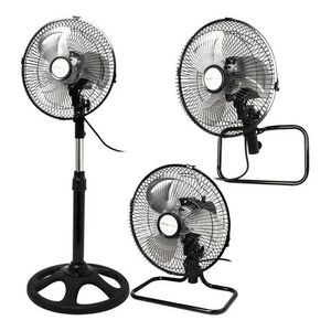 VENTILADOR DE PIE 10" KANJI HOME  3 EN 1