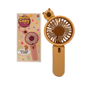 Ventilador de Mano Mundo Capy By Juliana